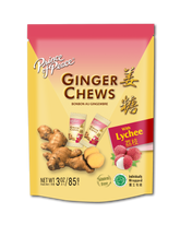 Prince of Peace Ginger Candy (Chews) With Lychee, 3 oz